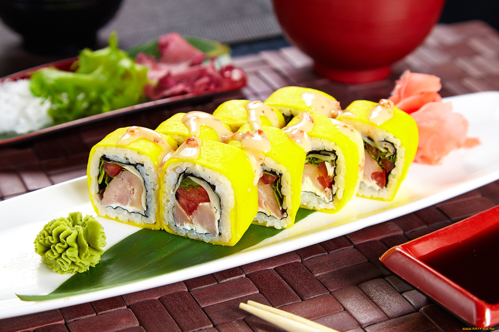 Необычные роллы и суши рецепт с фото